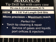 Precision drill bit set for calibration