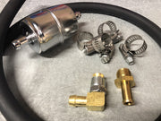 3/8" Fuel line hose kit with filter, clamps, hose, fittings