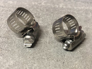 3/8" hose clamp, pair