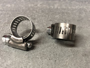 3/8" hose clamp, pair