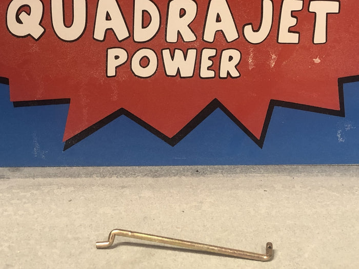 Accelerator pump rod, new.
