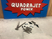 Screw kit, Early Quadrajet