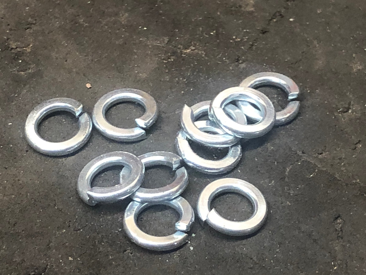 Washer, split. 10 count.  #10 for body hold down screws