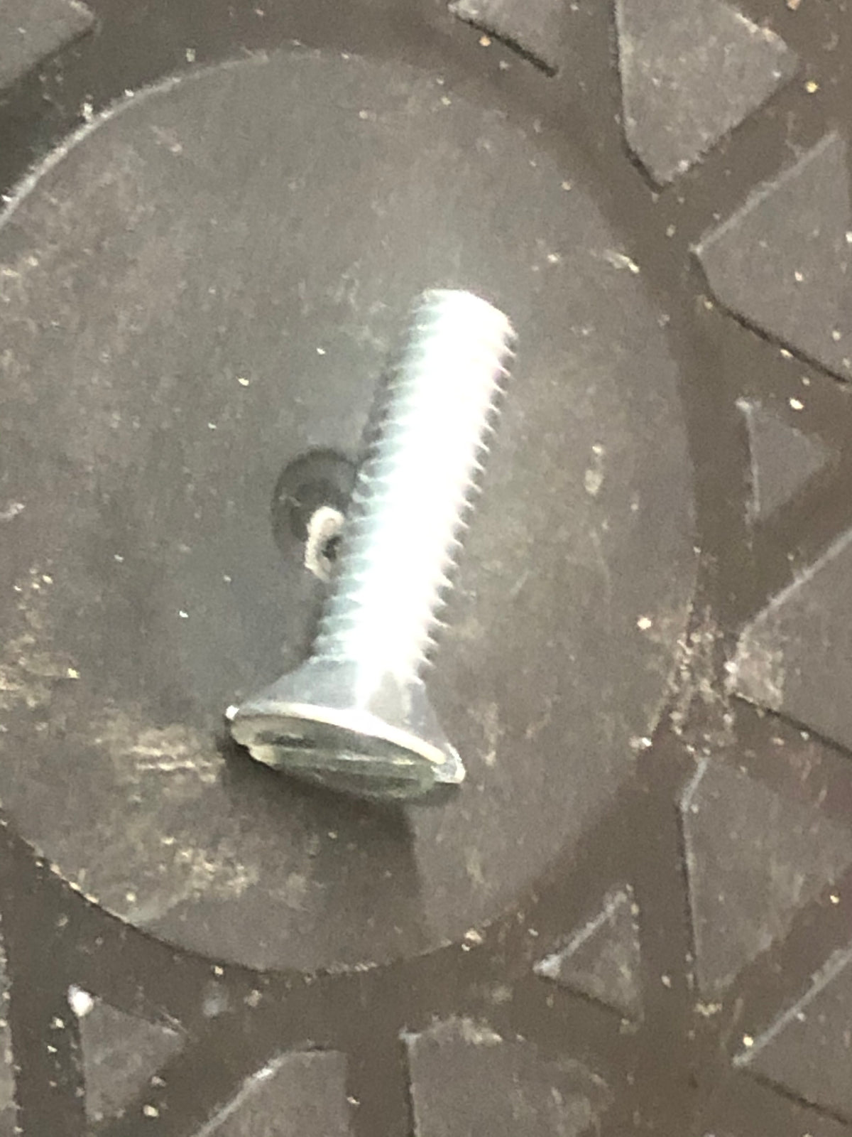 Screw,  short length flat head divorced choke to main body