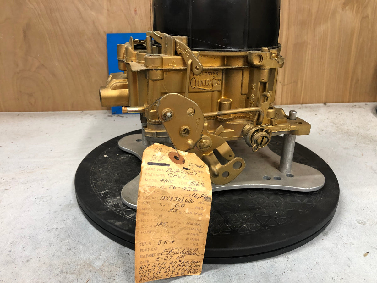 Chevrolet 1969 350   Quadrajet  7029207 ENGINEERING MASTER