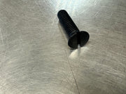 Screw,  short length flat head divorced choke to main body Black