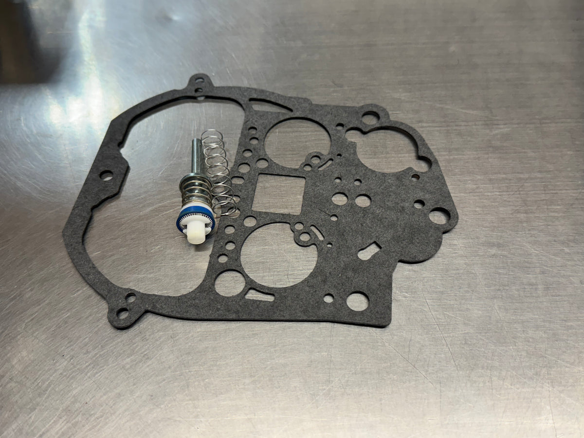 Accelerator pump assembly, with air horn gasket  M4M 1975-1981