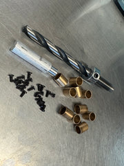 Secondary Shaft Bushing Kit, drill bit, bronze bushings, screws and bushing driver!!
