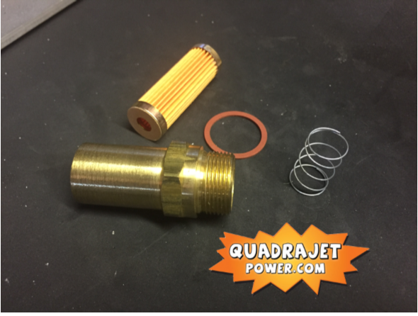 Fuel filter kit 7/8". Housing, filter spring and gasket, New