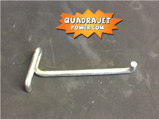 Secondary throttle rod, early clip style. Used.