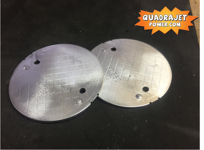 Secondary throttle blades pair, used