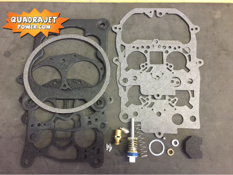 Quadrajet Rebuild Kit.  Chevrolet 1973-74, Chevy GMC 1972-79