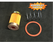 Fuel filter kit, short. Filter, early inlet gasket, spring
