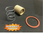 Fuel filter kit, Bronze. Filter, early inlet gasket, spring