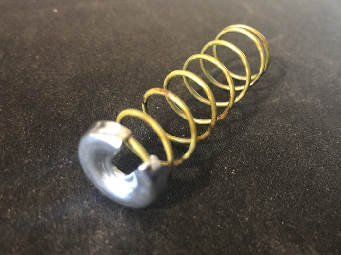 Accelerator pump plunger delayer spring
