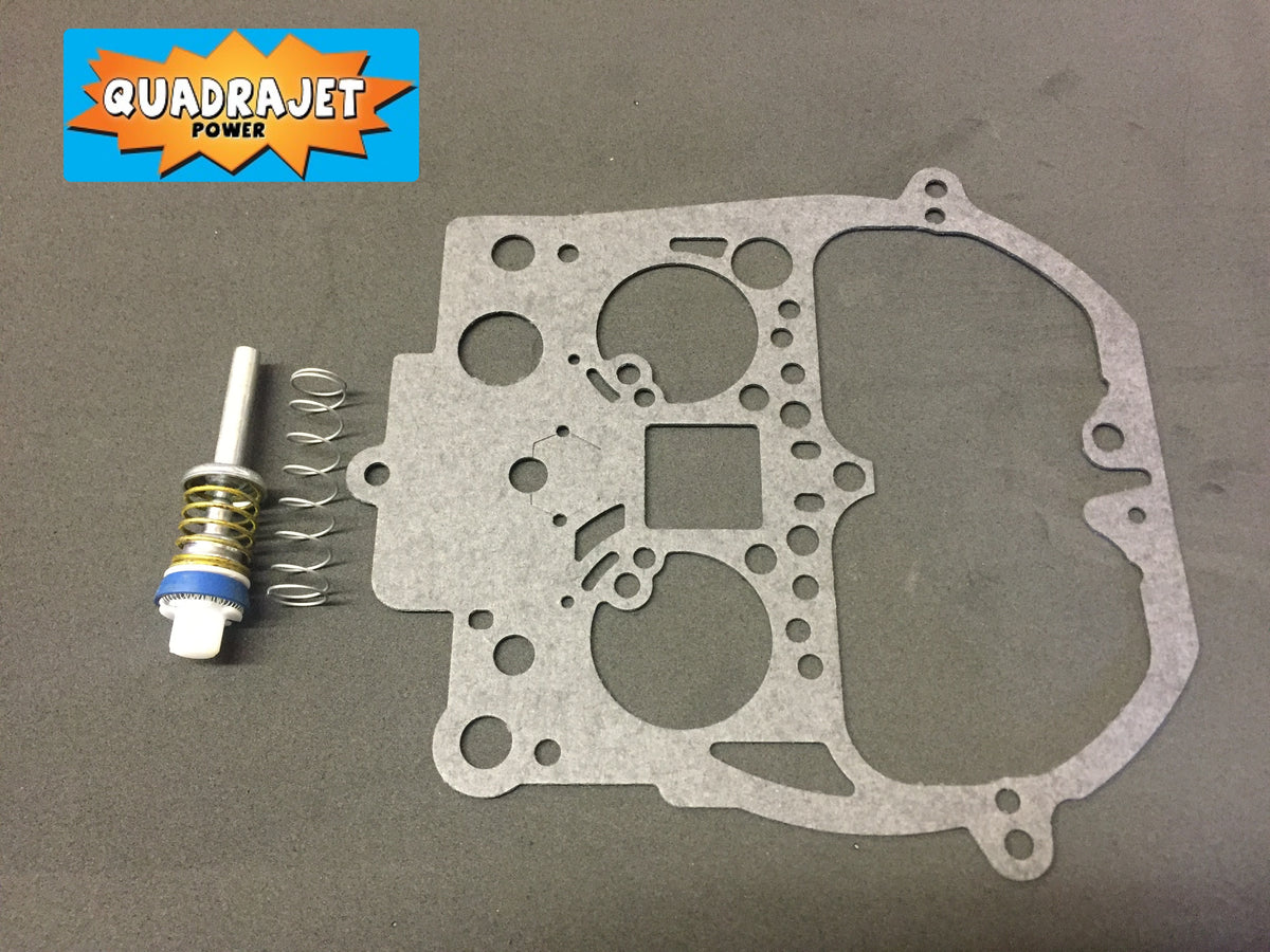 Accelerator pump assembly, with air horn gasket