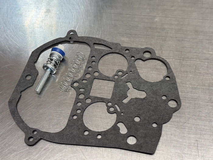 Accelerator pump assembly, with air horn gasket  CCC E4M 1980-1989