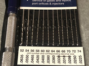 Precision drill bit set for calibration