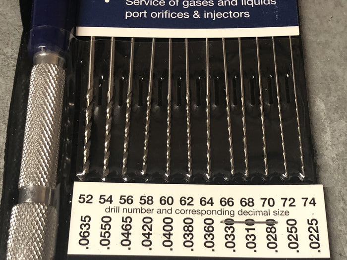 Precision drill bit set for calibration