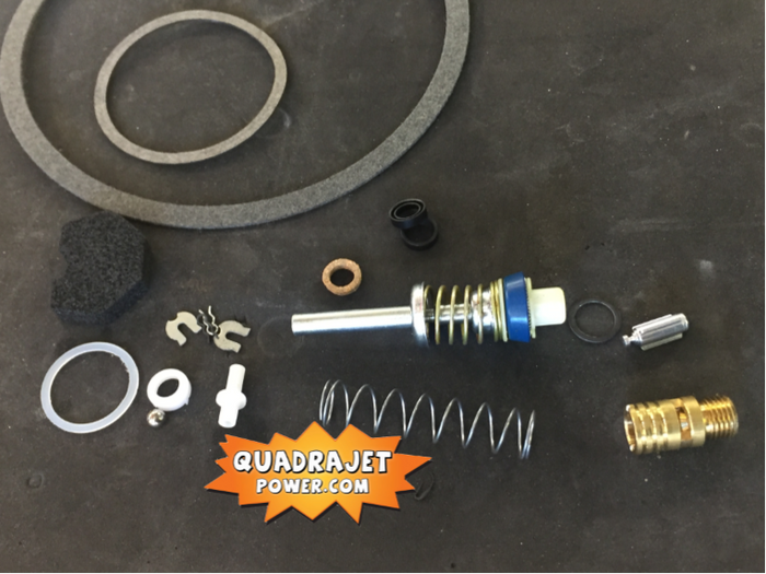 Quadrajet Rebuild Kit. Buick 75-80, Chevrolet 76-80, Chevy GMC 76-87, Dodge 78-81